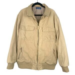 Vintage Barn/Chore Zip Jacket Coat Tan Brown Workwear - 2XL/XXL